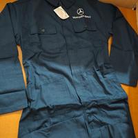 Tuta lavoro Mercedes-Benz blu NUOVA tg 54 original