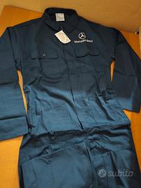 Tuta lavoro Mercedes-Benz blu NUOVA tg 54 original