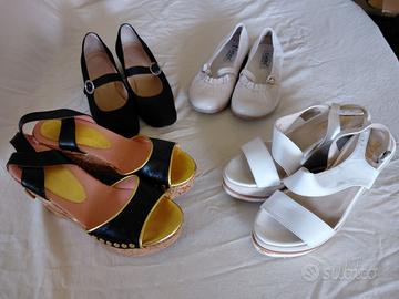 4 paia di scarpe n. 34 comode