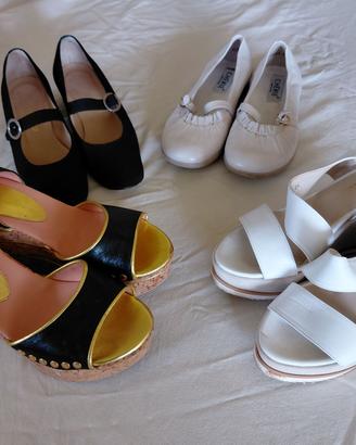 4 paia di scarpe n. 34 comode
