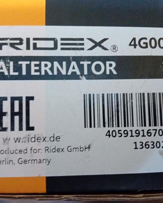 Alternatore Ridex 4G0013