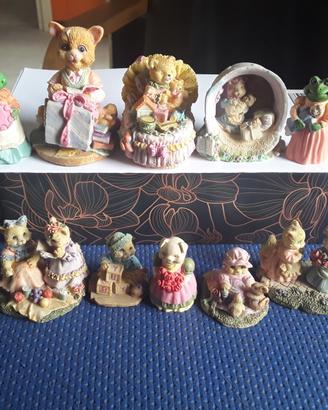 Lotto 12 Statuine vintage Enesco 