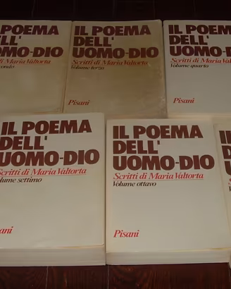IL POEMA DELL'UOMO DIO PRIMI 9 VOLUMI VALTORTA