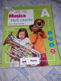 MUSICA NEL CUORE  "A" (LIBRO SCUOLA MEDIA)