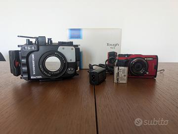 Olympus TG6 e scafandro Seafrogs