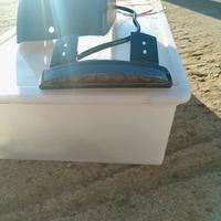 fanale posteriore a led + porta targa laterale 