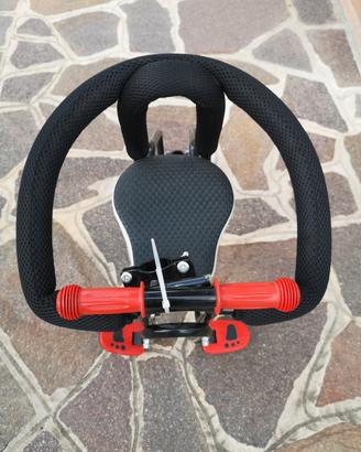 Seggiolino anteriore mountain bike per bimbi. 