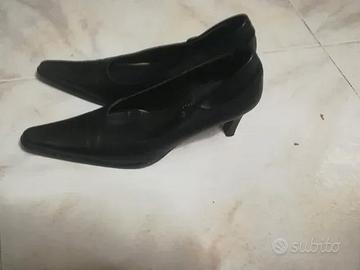 Scarpe nere tacco alto donna