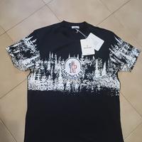 Maglietta Moncler nera Taglia L uomo