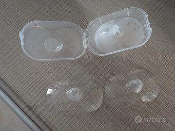 paracapezzoli in silicone per l'allattamento al se