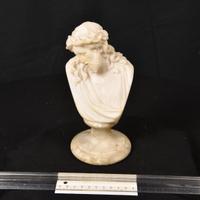 Busto Gesù Ecce Homo in marmo/alabastro