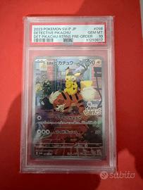 Pokemon pikachu detective Psa 10