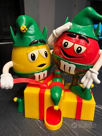 Dispenser M&M's Natalizio con Elfi di Natale