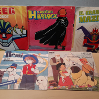 Lp 45 giri sigle cartoni animati 70 80