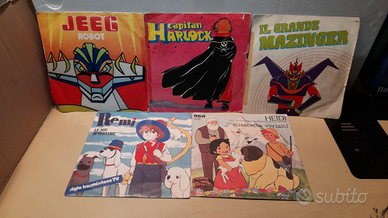 Lp 45 giri sigle cartoni animati 70 80