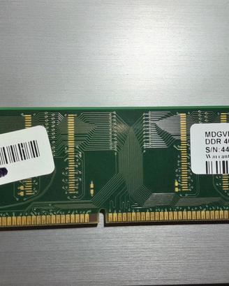 VDATA Memoria Ram 1GB DDR400 CL3 PC3200U 400Mhz no