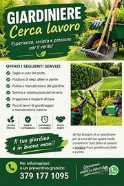 lavoro giardinaggio taglio erba legna manut