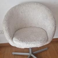poltrona a uovo girevole