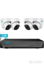 Reolink video sorveglianza dvr/nvr 8 canale 4 tele