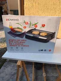 Griglia elettrica con coperchio, nuova