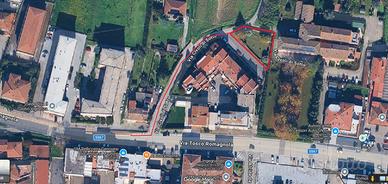 Cascina -Terreno di 480 Mq con strada di proprietà