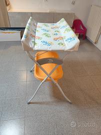 Fasciatoio con vasca richiudibile