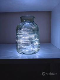 Lanterna con filo luci con batteria