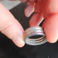 set 3 anelli Pandora R60