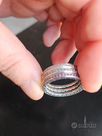set 3 anelli Pandora R60