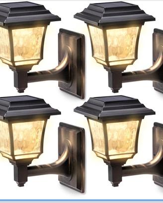 Ledrail set 4 Luci da Esterno Solari