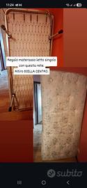 materasso più rete, come in foto.