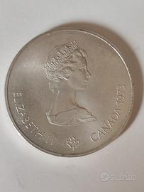 Moneta 5 dollari Elizabeth II CANADA 1973  1976