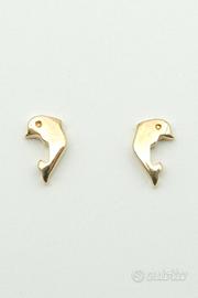 Orecchini a delfino, oro 18kt; 190€ => 114€ (-40%)