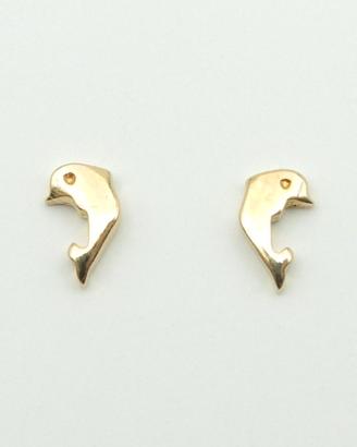 Orecchini a delfino, oro 18kt; 190€ => 114€ (-40%)