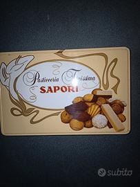 scatola latta pasticceria Sapori 