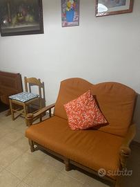 Divano 2 posti stile rustico