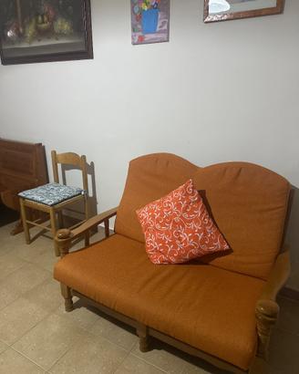 Divano 2 posti stile rustico