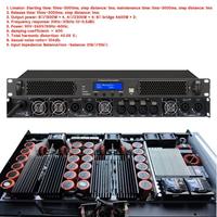 Amplificatore di potenza bridge 1600 X 2 8Ω dsp