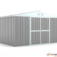 Box lamiera deposito Acciaio 403x269 grigio chiaro