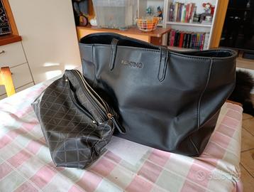 Borsa Valentino Nera - Shopper + pochette