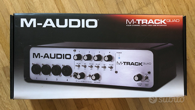 Scheda Audio 4 ingressi M-Audio
