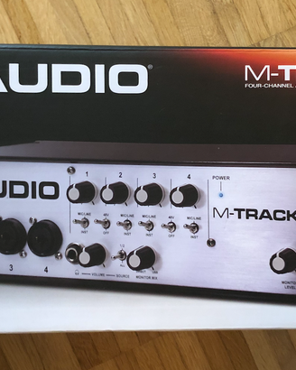 Scheda Audio 4 ingressi M-Audio