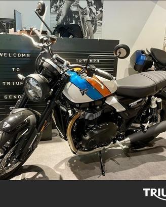 TRIUMPH Speed Twin 900 Pure White/Blue/Orange Abs