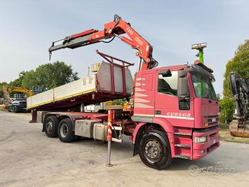Iveco Magirus 260E35 ribaltabile con gru FASSI F27