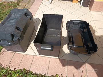 nr2 cassetta contenitore porta batterie