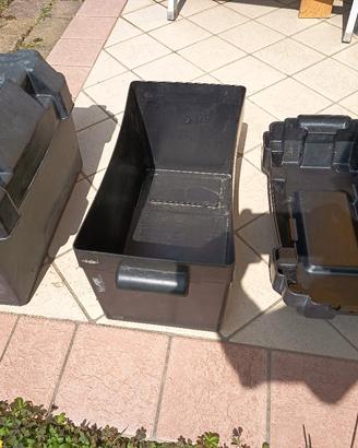 nr2 cassetta contenitore porta batterie