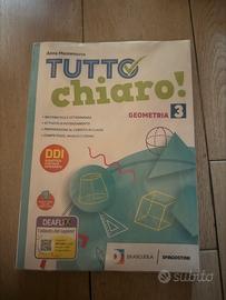 Libro testo TUTTO CHIARO! 3  algebra+geometria