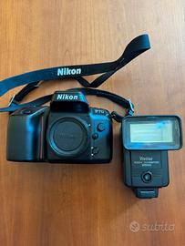 Nikon F70 + Flash analogica