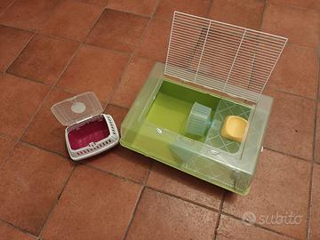Gabbia per criceto + trasportino