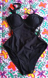 Costume da bagno intero sexy lacci latetali